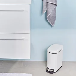 Poubelle de salle de bains 5.0 l blanc SENSEA