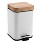 Poubelle de salle de bain 3 L blanc SENSEA SCANDI