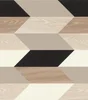 Papier Peint Vinyle Sur Intissé Motif Direction Bois Noir