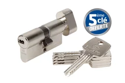 Cylindre De Serrure Bricard Astral Bouton L.30 + 30 Mm