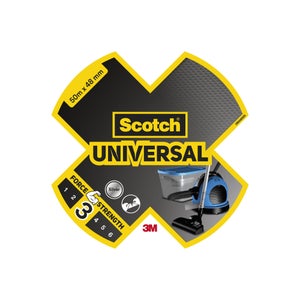 Adhésif De Réparation Scotch Universal, Une Face L.50 M X L.48 Mm Gris