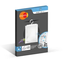 Absorbeur d'humidité avec une recharge EQUATION Lavande à suspendre, 6 m²
