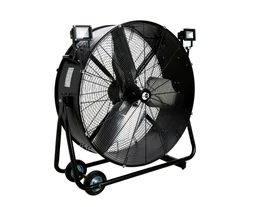 Brasseur d'air à poser, EQUATION, Bombo led, Diam. 90 cm 410 W noir