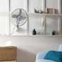Ventilateur mural, EQUATION, Wally, Diam.40 cm, 55 W gris
