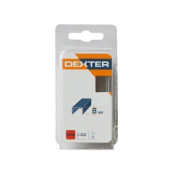 Lot de 1200 agrafes pour agrafeuse de compresseur, DEXTER N°53, 8 mm