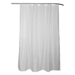 Rideau de douche en textile white n° 0 L.180 x H.200 cm, HAPPY SENSEA