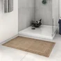 Tapis de bain L. 50 x L. 80 cm fossil 3, TERRY SENSEA
