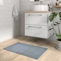 Tapis de bain L. 7 x L. 50 cm gris, TERRY SENSEA