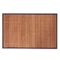 Tapis de bain L. 50 x L. 80 cm jaune, BAMBOO SENSEA