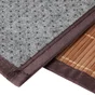 Tapis de bain L. 50 x L. 80 cm jaune, BAMBOO SENSEA