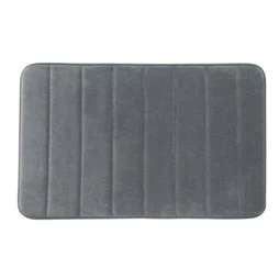 Tapis de bain, SENSEA COCOON, l. 50 x L. 80 cm, gris