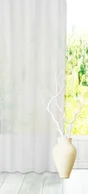 Voilage transparent, Abby blanc l.140 x H.280 cm