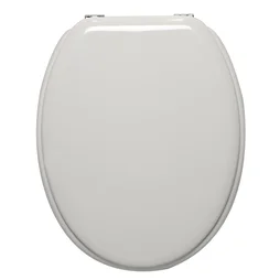 Abattant WC bois blanc-blanc n°0 SENSEA Pop