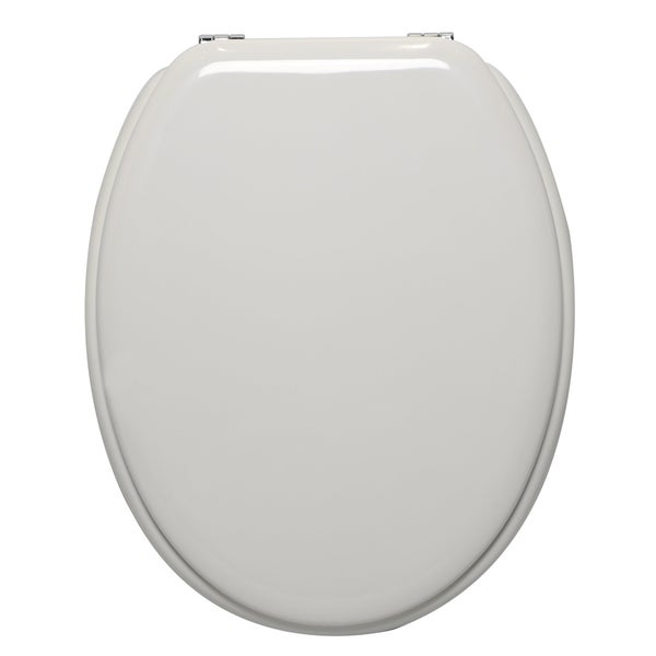 Abattant WC bois blanc-blanc n°0 SENSEA Pop