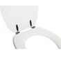 Abattant WC bois blanc-blanc n°0 SENSEA Pop