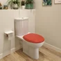 Abattant  bois compressé Pop corail