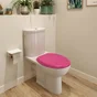 Abattant  bois compressé Pop rose