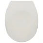 Abattant avec frein de chute plastique thermodur Sparta, SENSEA, blanc-blanc n0