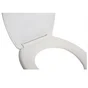 Abattant avec frein de chute plastique thermodur Sparta, SENSEA, blanc-blanc n0
