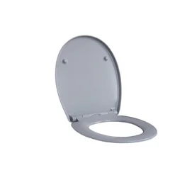 Abattant WC déclipsable avec frein de chute duroplast Remix gris