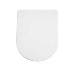 Abattant déclipsable avec frein de chute plastique thermodur REMIX, blanc