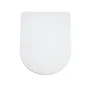 Abattant déclipsable avec frein de chute plastique thermodur REMIX, blanc