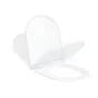Abattant déclipsable avec frein de chute plastique thermodur REMIX, blanc