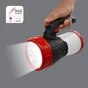 Projecteur rechargeable 340/100lm 345 mètres ip44 noir et rouge LEXMAN