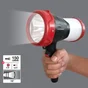 Projecteur rechargeable 340/100lm 345 mètres ip44 noir et rouge LEXMAN