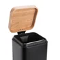 Poubelle de salle de bain 3 L noir SENSEA SCANDI