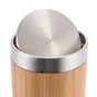 Poubelle de salle de bain 2.6 L bambou SENSEA