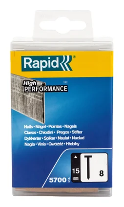 Lot De 5700 Pointes Avec Tête Rapid 8, 15 Mm