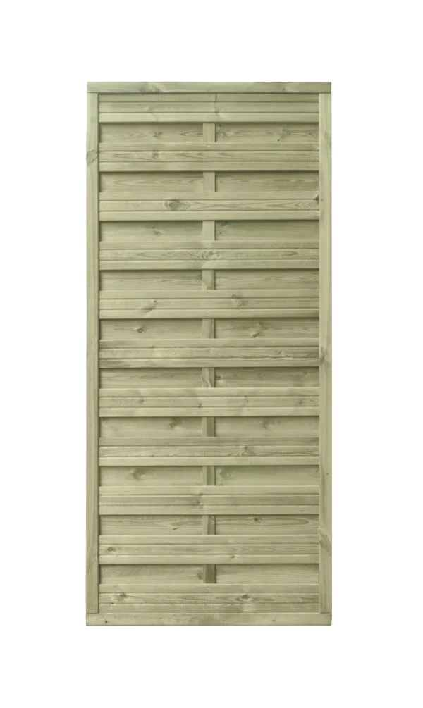 Panneau Bois Occultant Anna, L.90 X H.200 Cm, Naturel