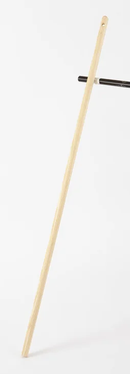 Manche en bois pour balai cantonnier, L.140 cm