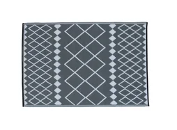 Tapis extérieur gris rectangulaire, l.160 x L.230 cm Cadix