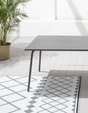 Tapis extérieur gris rectangulaire, l.160 x L.230 cm Cadix