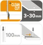 Lot De 2 Lames Pour Bois Dexter Coupe Extra Nette 5-50 Mm
