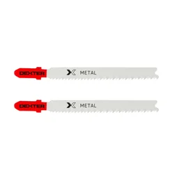 Lot De 2 Lames Pour Métal Dexter Coupe Droite 2.5-6 Mm