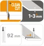 Lot De 2 Lames Pour Métal Dexter Coupe Droite 1-3 Mm