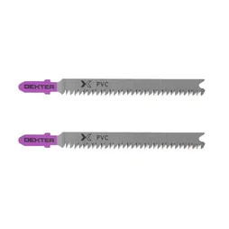 Lot De 2 Lames Pour Plexiglass Et Pvc Dexter Coupe Droite 3-30 Mm