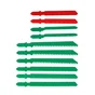 Lot De 10 Lames En T Pour Bois Et Métaux Coupe Droite 1.5-30 Mm