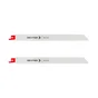 Lot De 2 Lames Métal Coupe Droite 2-8 Mm Dexter Pour Scie Sabre