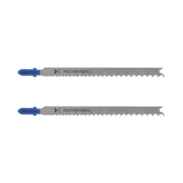 Lot De 2 Lames Pour Multimatériau Dexter Coupe Droite 5-65 Mm