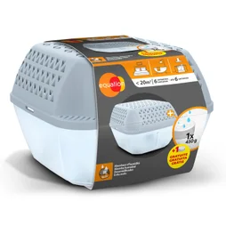 Absorbeur humidité EQUATION 20m² + galet perce 2x450g neutre