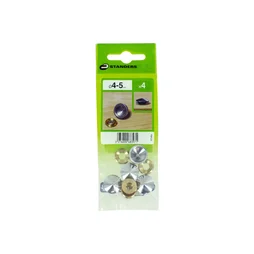 Lot De 4 Cache-Vis Laiton Or Standers