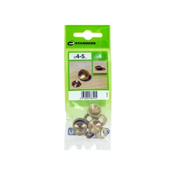 Cache-Vis Laiton Or Standers, Diam.15 Mm