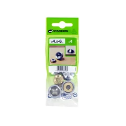 Cache-Vis Laiton Or Standers, Diam.20 Mm