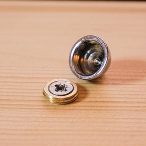 Cache-Vis Laiton Or Standers, Diam.20 Mm