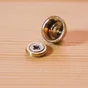 Lot De 4 Cache-Vis Laiton Or Standers