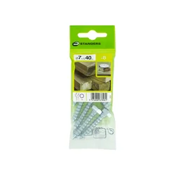 Lot De 8 Vis Acier Tête 6 Pans Standers, Diam.7 Mm X L.40 Mm